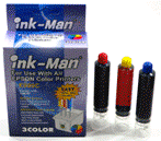 InkMan EPSON 3 Colour Inkjet Cartridge Ink Refill Kit